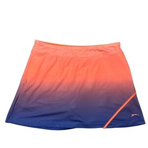 Slazenger Vibrant Orange Ombré  Athletic Golf Skirt/Skort Size Large